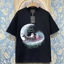 定価2万★christian milada・ミラノ発・半袖Tシャツ★コットン100％ 快適 通気 オシャレ クリスマス トップス ゆったり ユニセックス M_画像1