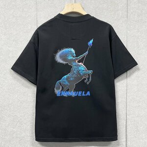 個性・Tシャツ 定価2万◆Emmauela・イタリア・ミラノ発◆人気 快適 薄手 ゆったり いて座 ケンタウロス カットソー ユニーク 春夏 XL/50