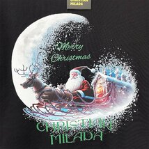 定価2万★christian milada・ミラノ発・半袖Tシャツ★コットン100％ 快適 通気 オシャレ クリスマス トップス ゆったり ユニセックス M_画像3