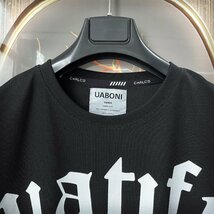 新作EU製＆定価7万◆UABONI*Paris*上下セット*ユアボニ◆上品 薄手 快適 ワッフル 半袖Tシャツ ショートパンツ スポーツ 日常 L/48サイズ_画像4