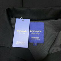 最上級・上下セット 定価7万◆Emmauela・イタリア・ミラノ発◆エジプト綿 ソフト 快適 切替 開襟 半袖ポロシャツ 短パン デイリー XL/50_画像10