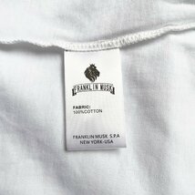 個性 定価2万 FRANKLIN MUSK・アメリカ・ニューヨーク発 半袖Tシャツ 薄手 上質 吸汗 通気 ゆったり スウェット オシャレ 通勤 通学 2_画像7