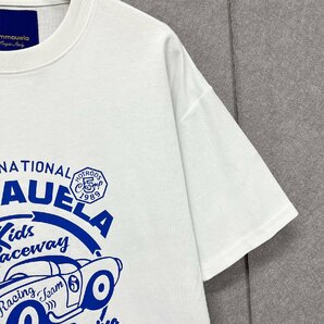 高級・半袖Tシャツ 定価2万◆Emmauela・イタリア・ミラノ発◆綿100％ 上質 薄手 通気 個性 車 プルオーバー カットソー アメカジ 夏服 Mの画像7