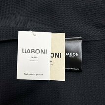 個性EU製＆定価6万◆UABONI*Paris*ジャケット*ユアボニ*パリ発◆上品 薄手 速乾 立体感 無地 ストリート アウター カジュアル 春夏 M/46_画像9