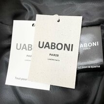 一枚限定EU製＆定価6万◆UABONI*Paris*ジャケット*ユアボニ*パリ発◆上品 薄手 快適 オシャレ ワッペン ブルゾン カジュアル 普段着 2XL/52_画像10