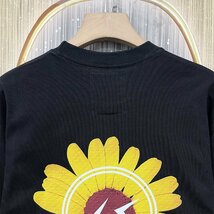 定価2万★christian milada・ミラノ発・半袖Tシャツ★上品 ナチュラル ゆったり 快適 スウェット デイジー柄 可愛い 定番 男女兼用 夏 L_画像5