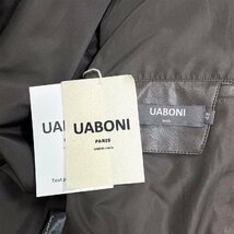 絶賛EU製＆定価15万◆UABONI*Paris*レザージャケット*ユアボニ*パリ発◆高級牛革 防風 ライダース 革ジャン アウトドア アウター 定番 XL_画像9