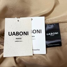 個性EU製＆定価7万◆UABONI*Paris*ジャケット*ユアボニ*パリ発◆ウール混 上品 防風 防寒 お洒落 洗練 無地 アウター ブルゾン 普段着 XL_画像10