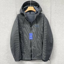 高機能・マウンテンパーカー 定価7万◆Emmauela・イタリア・ミラノ発◆登山服 アウトドア 撥水 薄手 チェック柄 ジャケット アウター2XL/52_画像8