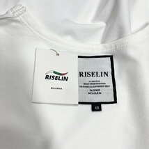 高級ヨーロッパ製※定価2万◆ブルガリア発※RISELIN 半袖Tシャツ コットン100％ ソフト 薄手 無地 別布 スウェット ベーシック デイリー XL_画像10