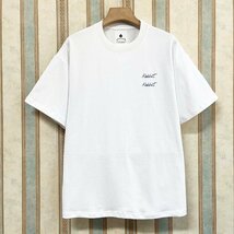 逸品 定価2万 FRANKLIN MUSK・アメリカ・ニューヨーク発 半袖Tシャツ 上質 薄手 吸湿 ウサギ カットソー スタイリッシュ 日常 サイズ2_画像2