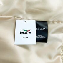 上品ヨーロッパ製※定価6万◆ブルガリア発※RISELIN ジャケット 高級麻/リネン混 薄手 洗練 無地 アウター フォーマル 通勤 レディース 48_画像9