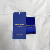 個性・タンクトップ 定価2万◆Emmauela・イタリア・ミラノ発◆コットン100％ 涼しい 薄手 きらめき スパンコール スポーツ 夏服 XL/50_画像9