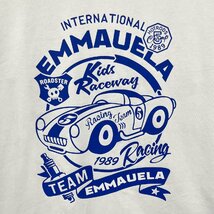 高級・半袖Tシャツ 定価2万◆Emmauela・イタリア・ミラノ発◆綿100％ 上質 薄手 通気 個性 車 プルオーバー カットソー アメカジ 夏服 XL_画像3