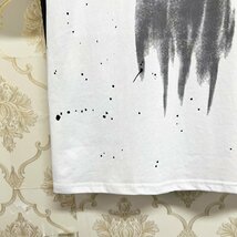 人気EU製＆定価2万◆UABONI*Paris*半袖Tシャツ*ユアボニ*パリ発◆個性 快適 ソフト チェーン付き ゴス スウェット ストリート 男女兼用 XL_画像8