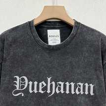 個性ヨーロッパ製※定価2万◆ブルガリア発※RISELIN 半袖Tシャツ 薄手 快適 ウオッシュ加工 ストリート ビィンテージ ゆったり オシャレ XL_画像3