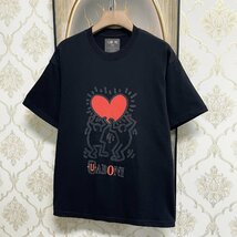 人気EU製＆定価2万◆UABONI*Paris*半袖Tシャツ*ユアボニ*パリ発◆綿100% 快適 吸汗 個性 カットソー スウェット カップル 男女兼用 2XL_画像7