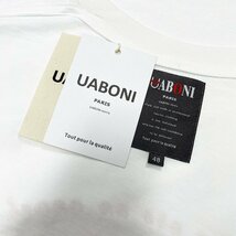 高級EU製＆定価2万◆UABONI*Paris*半袖Tシャツ*ユアボニ*パリ発◆上質 通気 薄手 個性 キューピッド カットソー ユニセックス 夏 M/46_画像10