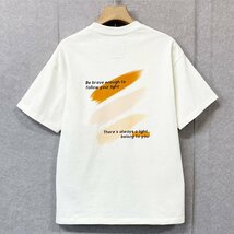 個性・半袖Tシャツ 定価2万◆Emmauela・イタリア・ミラノ発◆コットン100％ 高級 薄手 通気 吸汗速乾 スウェット アメカジ 日常 L/48_画像1