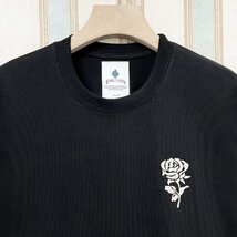 定番 定価2万 FRANKLIN MUSK・アメリカ・ニューヨーク発 半袖Tシャツ コットン100％ お洒落 個性 バラ カットソー 日常 ユニセックス 1_画像3