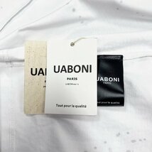 人気EU製＆定価2万◆UABONI*Paris*半袖Tシャツ*ユアボニ*パリ発◆個性 快適 ソフト チェーン付き ゴス スウェット ストリート 男女兼用 XL_画像10