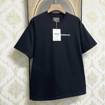 個性EU製＆定価2万◆UABONI*Paris*半袖Tシャツ*ユアボニ*パリ発◆上品 コットン100％ 通気 吸汗 遊び心 カットソー ストリート 夏 XL/50_画像6