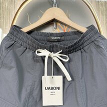 人気EU製＆定価3万◆UABONI*Paris*ショートパンツ*ユアボニ*パリ発◆上質 速乾 薄手 涼しい ハーフパンツ スポーツ ゆったり メンズ XL/50_画像3