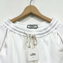 上品ヨーロッパ製※定価3万◆ブルガリア発※RISELIN ショートパンツ 上質 綿100％ 吸汗 ゆったり ハーフパンツ アメカジ スポーツ 夏 M/46_画像3