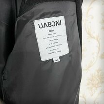 ★★高級EU製＆定価6万◆UABONI*Paris*スタジャン*ユアボニ*パリ発◆高品質カシミヤ 保温 アメカジ 刺繍 スポーティ オシャレ L/48サイズ_画像9