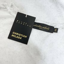 定価2万★christian milada・ミラノ発・半袖Tシャツ★コットン100％ 個性 薄手 快適 ラインストーン カットソー スウェット 街着 夏 L_画像7