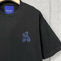 上級・半袖Tシャツ 定価2万◆Emmauela・イタリア・ミラノ発◆綿100％ 吸湿速乾 通気 個性 スウェット スタイリッシュ 普段着 M/46サイズ_画像6