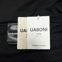 個性EU製＆定価2万◆UABONI*Paris*半袖Tシャツ*ユアボニ*パリ発◆高級 快適 ソフト チェーン付き ゴス スウェット ストリート 男女兼用 L_画像10