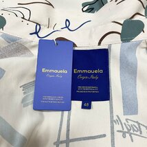 個性・半袖シャツ 定価2万◆Emmauela・イタリア・ミラノ発◆薄手 通気 快適 手描き風 総柄 遊び心 アロハシャツ ストリート リゾート 夏 XL_画像10