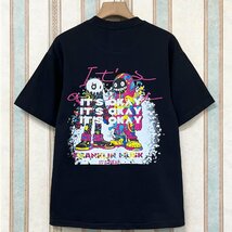 個性 定価2万 FRANKLIN MUSK・アメリカ・ニューヨーク発 半袖Tシャツ 吸汗 通気 ソフト 遊び心 ポップ アメカジ スウェット 普段着 春夏 4_画像1