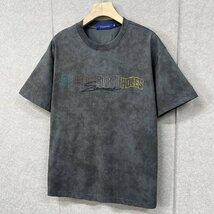 定番・半袖Tシャツ 定価2万◆Emmauela・イタリア・ミラノ発◆上品 通気 個性 オシャレ ウオッシュ加工 キラキラ トップス ストリート日常48_画像8