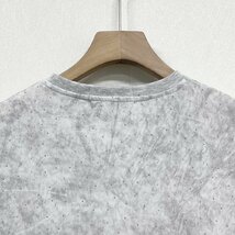 個性ヨーロッパ製※定価2万◆ブルガリア発※RISELIN 半袖Tシャツ 上質綿100％ 薄手 快適 ゆったり キラキラ ラインストーン 街着 夏 L/48_画像4