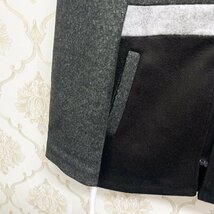 新作EU製＆定価6万◆UABONI*Paris*ジャケット*ユアボニ*パリ発◆カシミヤ100% 快適 切替 暖かい パーカー 個性 日常着 アウター M/46サイズ_画像7