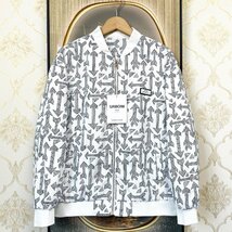 個性EU製＆定価6万◆UABONI*Paris*ジャケット*ユアボニ*パリ発◆上品 薄手 頑丈 アロー 総柄 オシャレ シンプル マウンテンパーカ XL/50_画像1