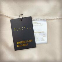 定価6万★christian milada・ミラノ発・上下セット★上品 薄手 快適 ワッフル 半袖Tシャツ ショートパンツ スポーツ 日常 L/48サイズ_画像9