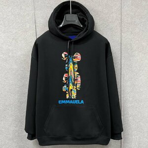  piece .* Parker regular price 5 ten thousand *Emmauela* Italy * milano departure * popular heat insulation soft playing heart bear colorful sweat pull over L/48 size 