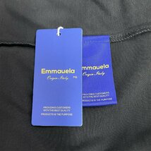 個性・半袖Tシャツ 定価2万◆Emmauela・イタリア・ミラノ発◆コットン100％ 速乾 吸汗 薄手 バラ ロゴ カットソー 定番 男女兼用 M/46_画像9