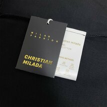 定価2万★christian milada・ミラノ発・半袖Tシャツ★コットン100％ 快適 通気 オシャレ クリスマス トップス ゆったり ユニセックス 2XL_画像9