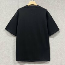 定番・半袖Tシャツ 定価2万◆Emmauela・イタリア・ミラノ発◆コットン100％ 人気 通気 快適 スウェット カップル ユニセックス L/48サイズ_画像2