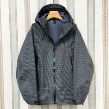 個性 定価7万 FRANKLIN MUSK・アメリカ・ニューヨーク発 マウンテンパーカー 登山服 アウトドア 高機能 撥水 薄手 チェック柄 サイズ2_画像8