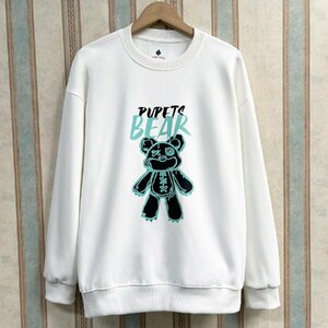  piece . regular price 4 ten thousand FRANKLIN MUSK* America * New York departure sweatshirt high grade cotton 100% comfortable bear stylish everyday autumn winter standard size 1