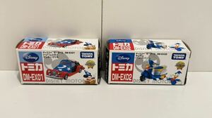  Tomica Disney motors DM-EX01 Dream Star Mickey Mouse DM-EX02chimchim Donald Duck 