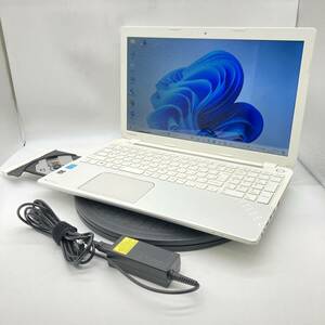 【格安処分】dynabook T554/67KW PT55467KBXW CPU Core i7 4700MQ RAM8GB SSD256GB 15.6型 カメラ DVD Windows11 Office PC ノートパソコン