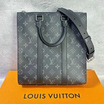 LOUISVUITTON ルイヴィトン サックプラ クロス モノグラム エクリプス ハンドバッグ トート ショルダーバッグ_画像1