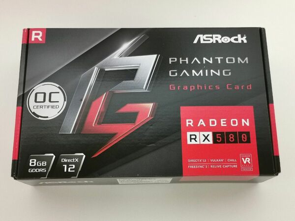 【未使用】Radeon RX580 ASRock Phantom Gaming D