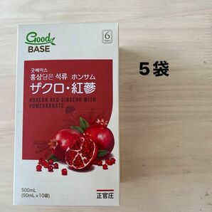 正官庄 グッドベース ザクロ ホンサム 紅蔘 パウチドリンク　コストコ　ホンサムウォンザクロ　高麗人参 栄養ドリンク 健康 美容 